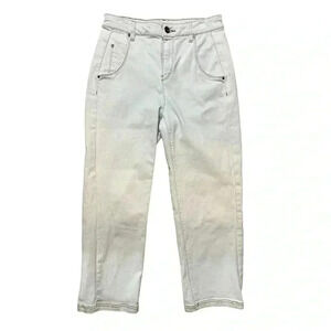 a loves a Light wash denim wide leg cropped jeans size 26